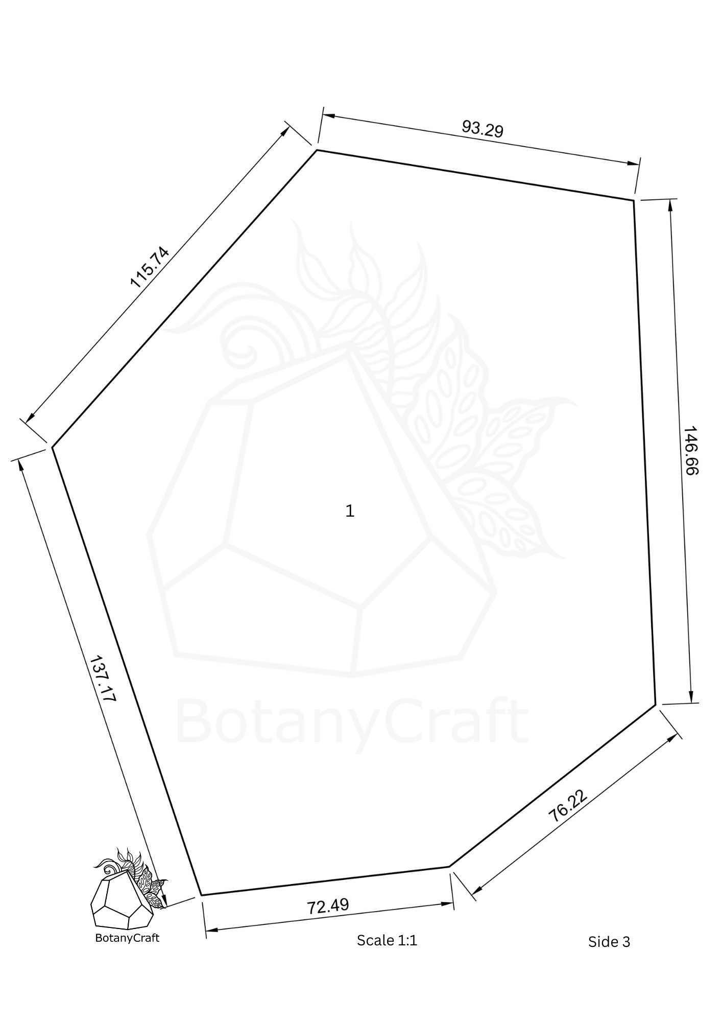 Pattern – Terrarium "Citrin" (Digital Download)